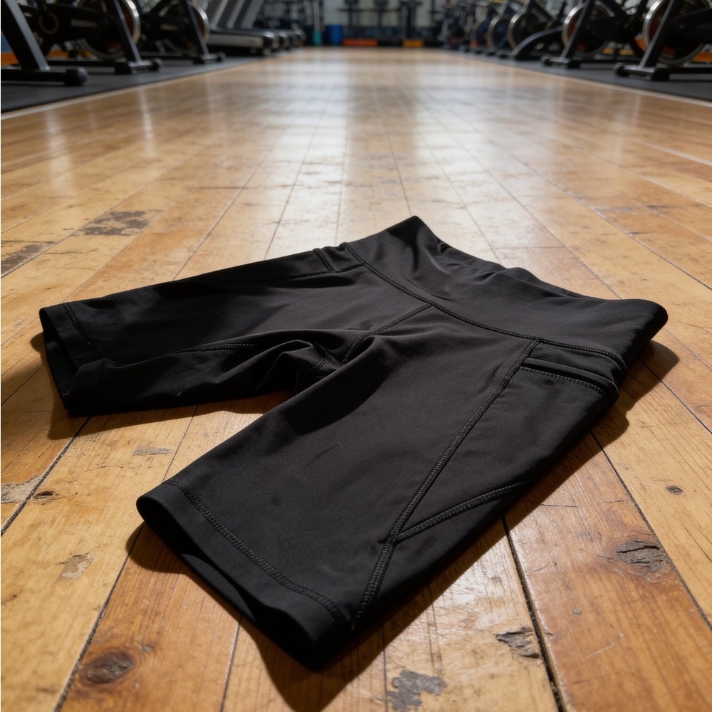 Old Navy Black Action Athletic Bike Shorts
